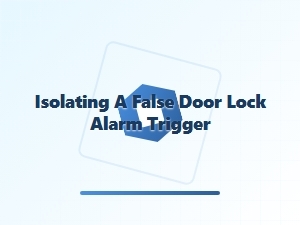 Tracing the Root of a False Door Lock Alarm Trigger