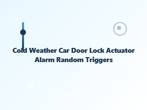 Understanding Cold Weather Car Door Lock False Alarms